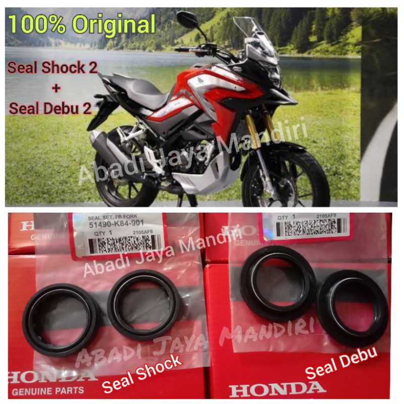 4 PCS Seal Shock Sok+ Seal Debu ORI CB150X CB 150X PNP CBR 250 R Asli Original USD Honda