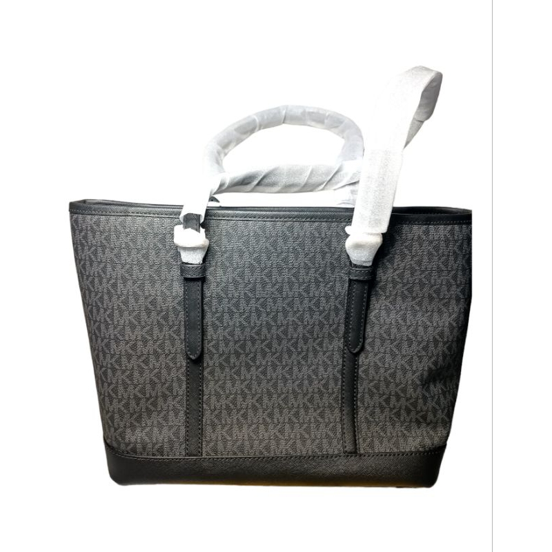[Authentic] PRELOVED MK Tote Black Logo