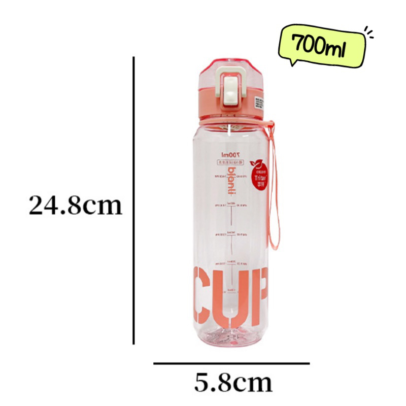 Botol Minum Tritan Material 800ml 700ml 530ml Bian Li