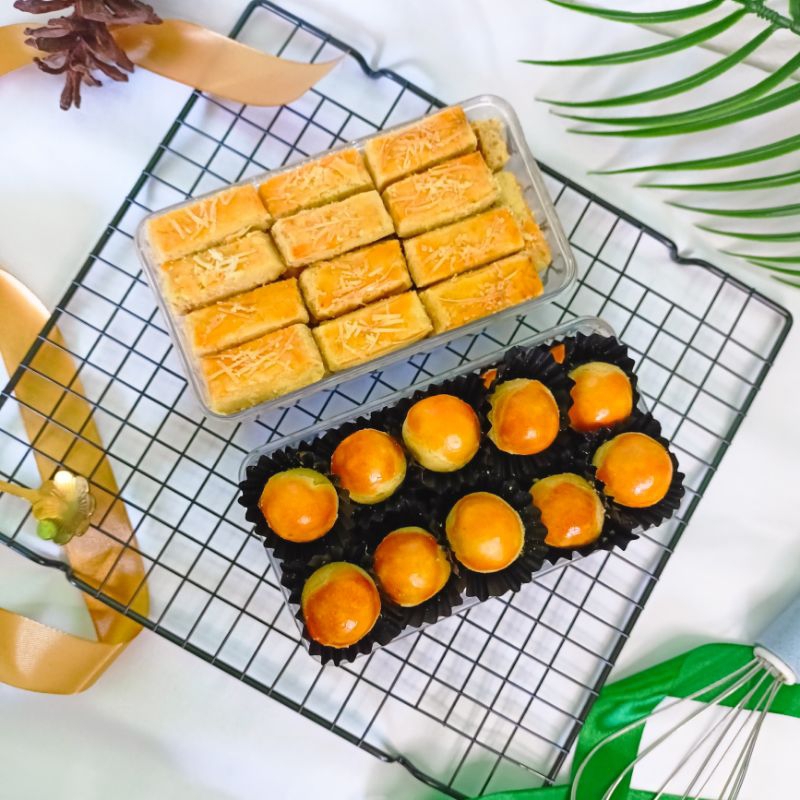 

Nastar Gulung Premium Lumer/Kue Kering Kastengel Keju Gurih dan Renyah