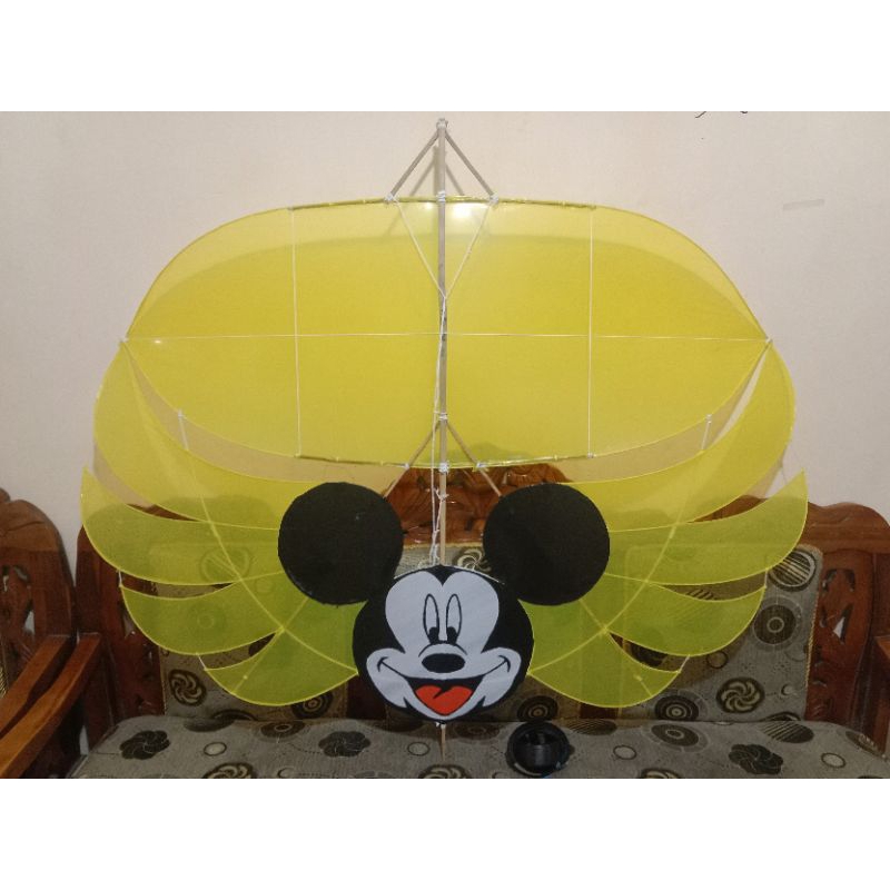 layangan ram raman mickeymouse bakalan sayap 1,5