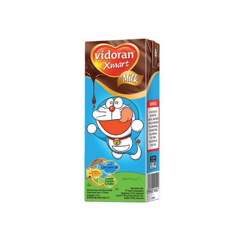 

[ 3 Pcs ] Vidoran Kids Xmart Susu UHT Cokelat 175ml