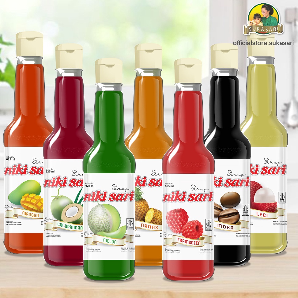 

Cepaat TrxR7d7C Sirup Nikisari Botol PET 625 ml Halal Varian Rasa Buah Segar