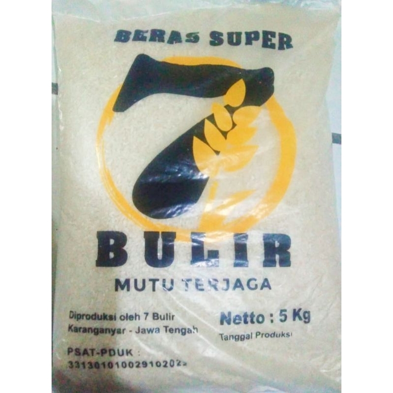 

Beras 7Bulir Premium SegarFresh 5Kg