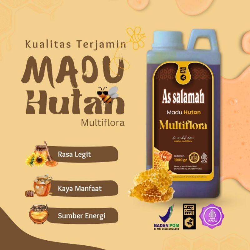 

As Salamah - Madu Hutan Multiflora 1000gr Original