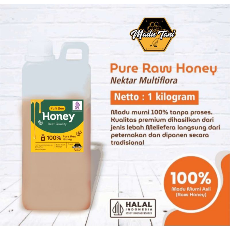 

Madu Multiflora langsung dari peternak (1kg) lebah melifera