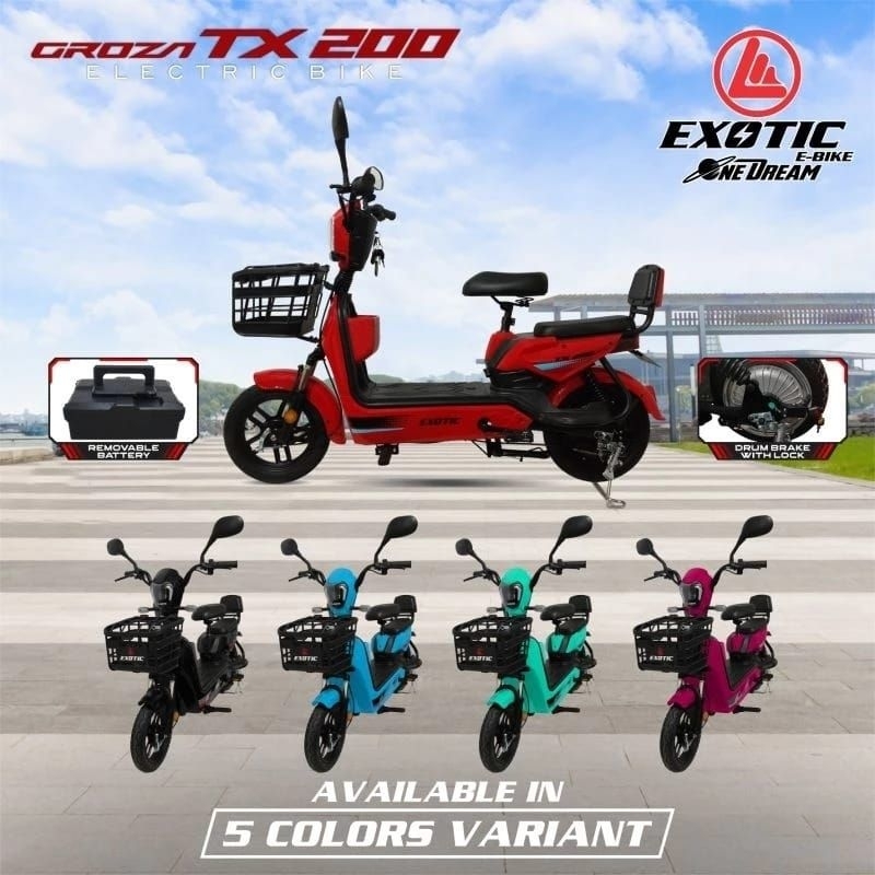 Sepeda Motor Listrik Exotics Groza TX 200 Murah Berkualitas / Electric Motor Exotics Groza TX 200