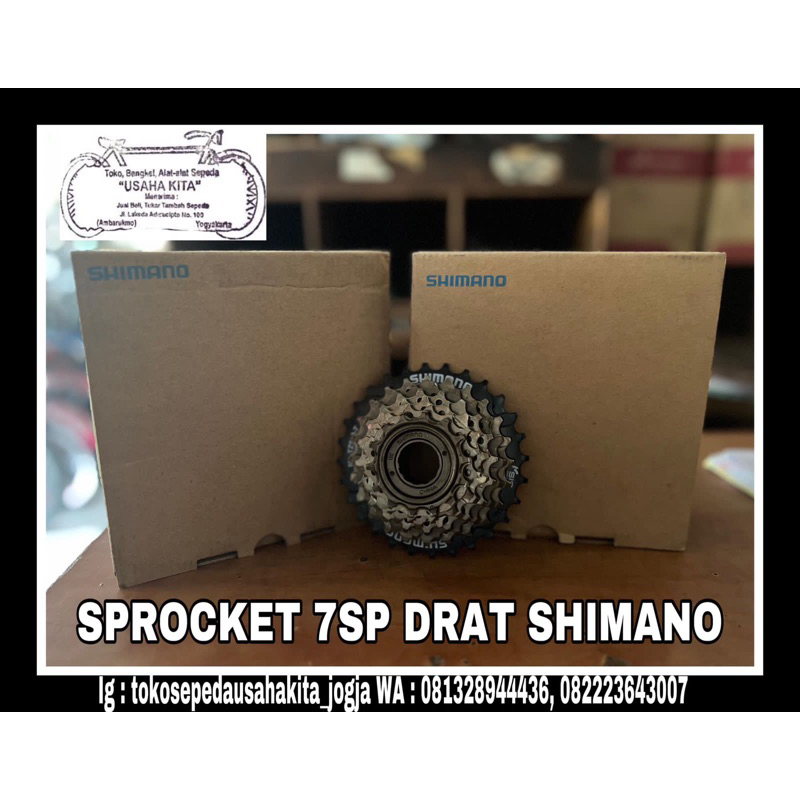 Sprocket 7Speed SHIMANO ORIGINAL (Drat)