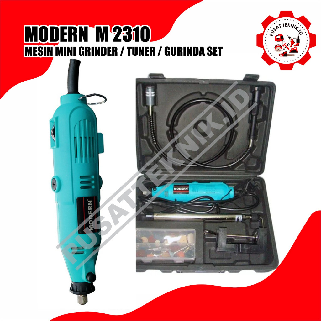 MODERN M2310 Mini Die Grinder 3mm Set Tuner Drill Grinda M2310 PUSAT TEKNIK ID