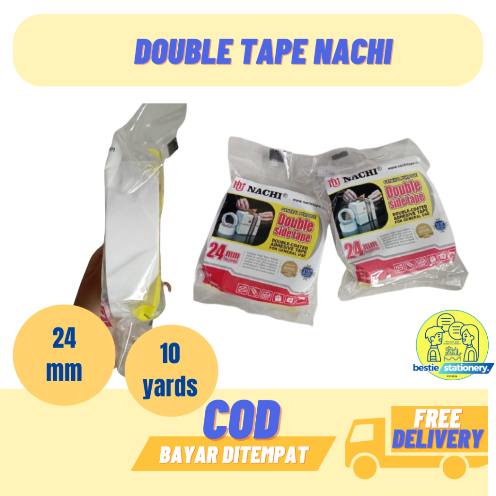 

DOUBLE TAPE NACHI BESAR KECIL 12MM 24MM 48MM