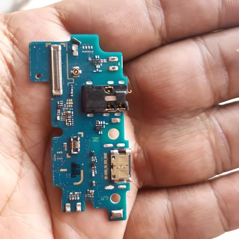 flexible Konektor Charger Mic Hf + IC Samsung A50 A505 Board Charger Papan Cas Samsung A50 Original 