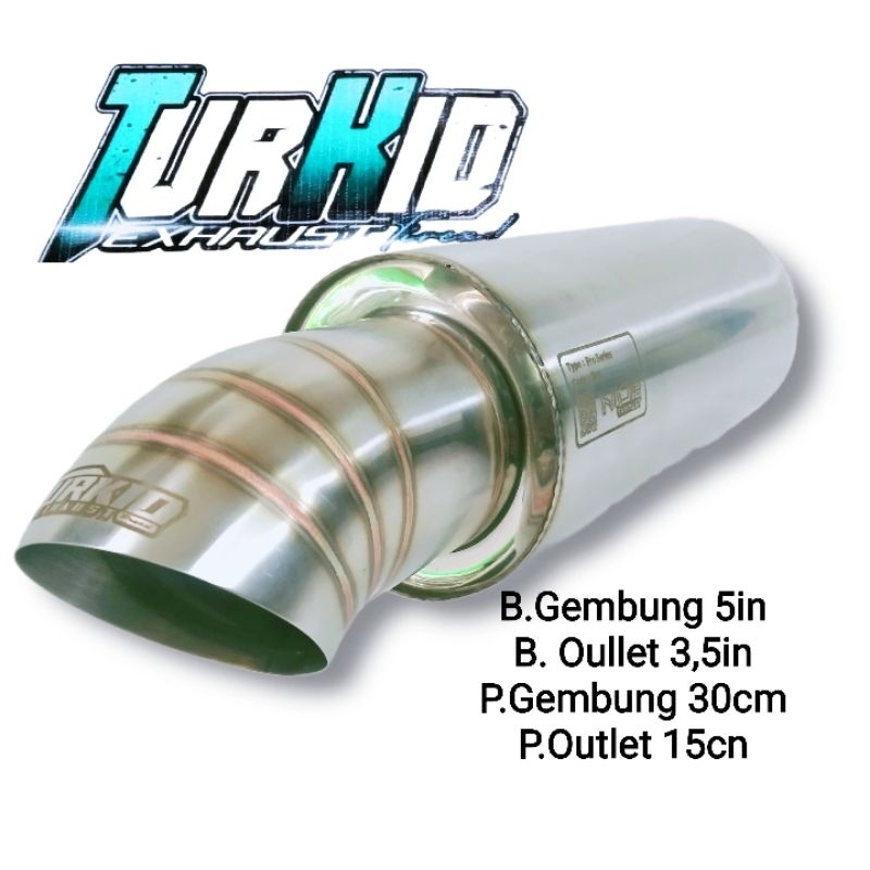 KNALPOT MOBIL RACING Big Size 5 in panjang 30cm Knalpot JS Tabung Besar Knalpot Tabung Besar #JS RAC