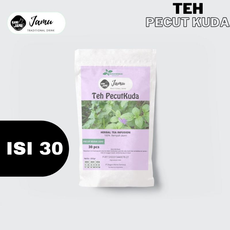 

Teh Pecut Kuda Isi 30 KangJamu Alami Daun Tea Herbal