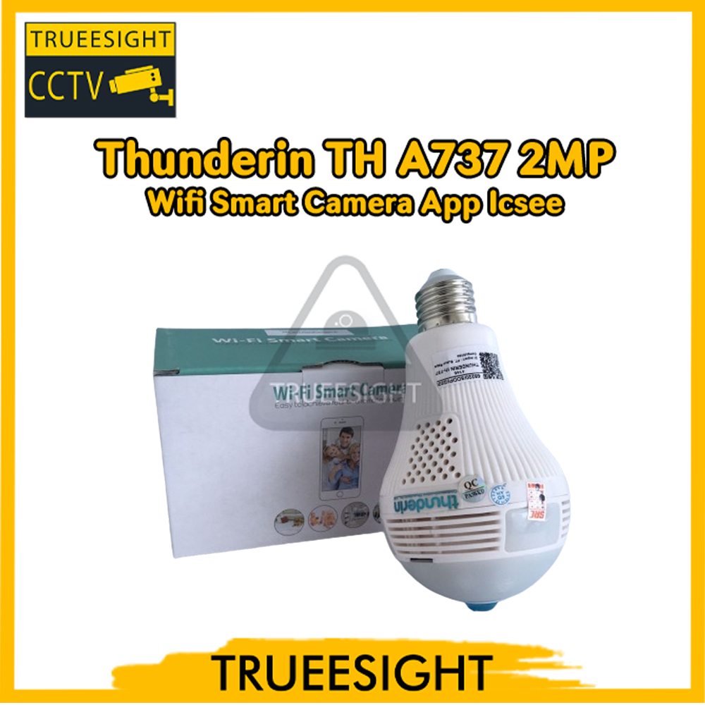 CCTV Bohlam Thunderin TH A737 2MP Wifi Smart Camera App Icsee