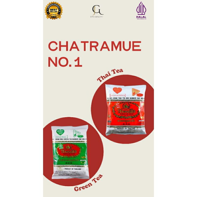 

Chatramue ORIGINAL No.1 Green Tea Thai Tea From Thailand | Campuran Minuman Kafe, Restoran