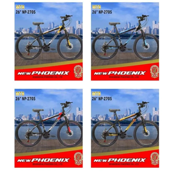 Phoenix sepeda MTB 20 24 26 inch New Phoenix 2705 FREE HELM dan BOTOL MINUM sepeda gunung anak murah