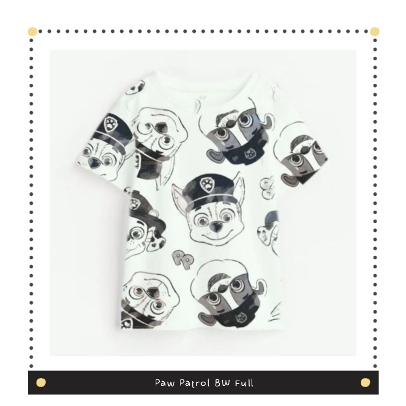 KAOS ANAK HNM / BAJU ANAK LAKI-LAKI / PAW PATROL / HM BOYS TEE 09