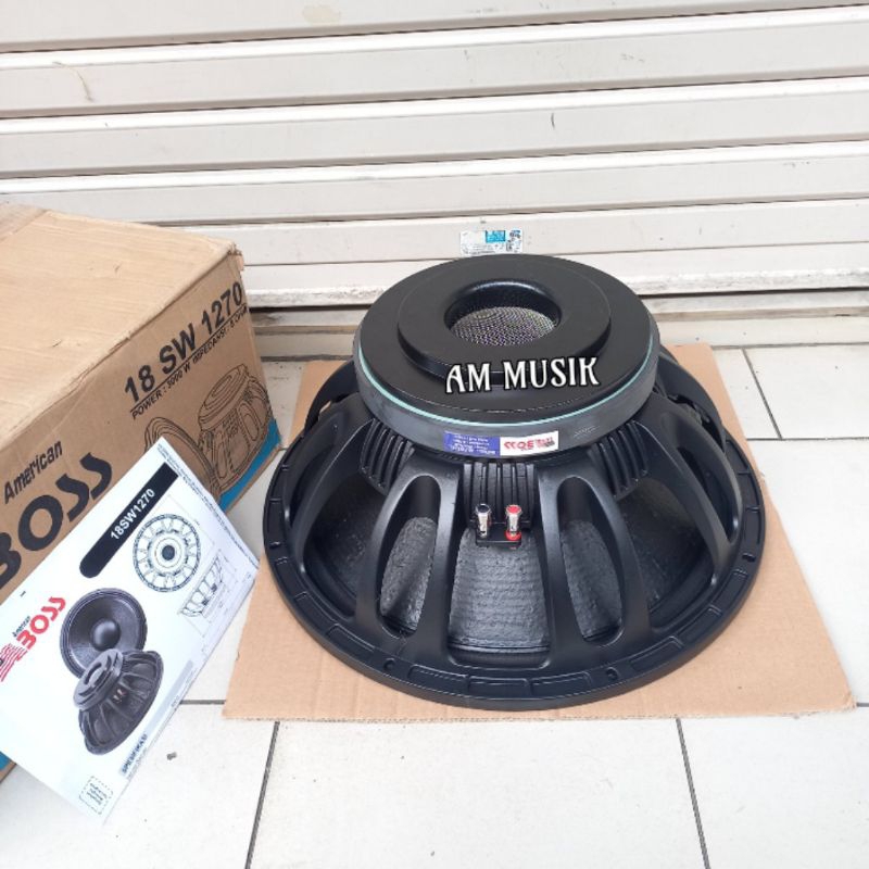 SPEAKER COMPRESSOR AMERICAN BOSS 18SW1270  SUBWOOFER 18 INCH ORIGINAL 18 SW 1270