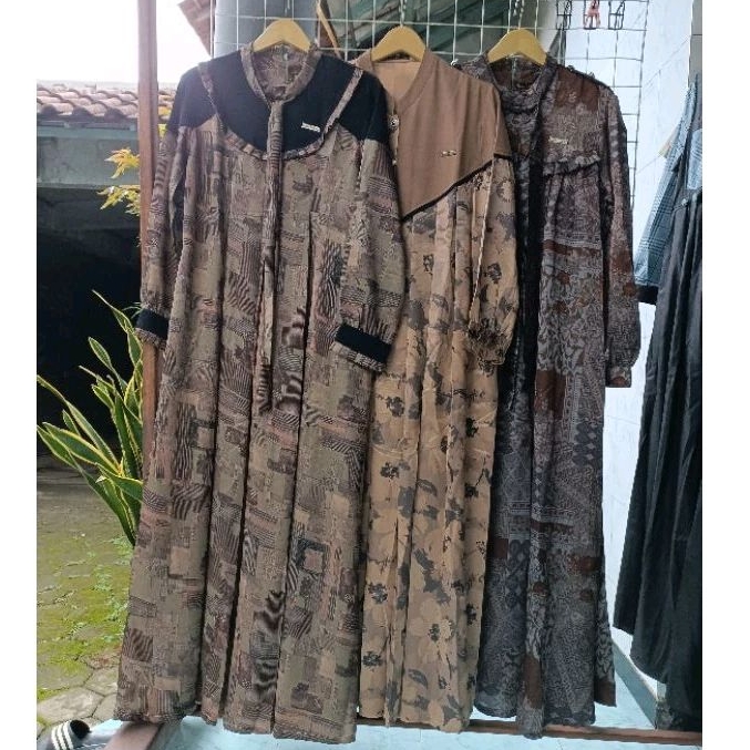BerMus - Gamis Dior Silk Premium by Radhiya original