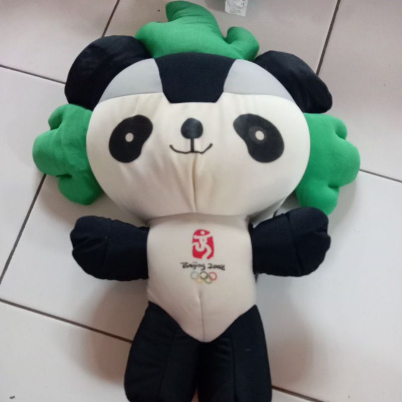 Boneka Maskot Olimpiade Beijing 2008 || Bahan Butiran. JUMBO