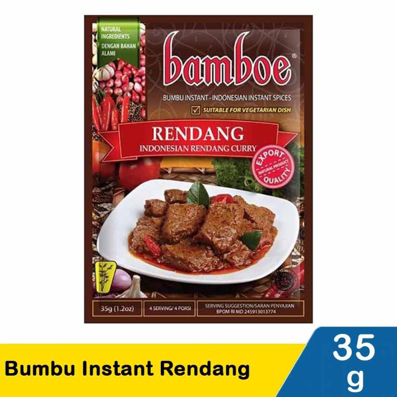 

Bamboe Bumbu Instant Rendang 35 Gram