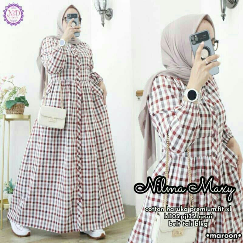 NILMA MAXY TERBARU BAHAN KATUN PREMIUN