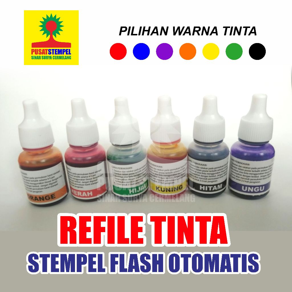 

REFIL TINTA STEMPEL FLASH OTOMATIS