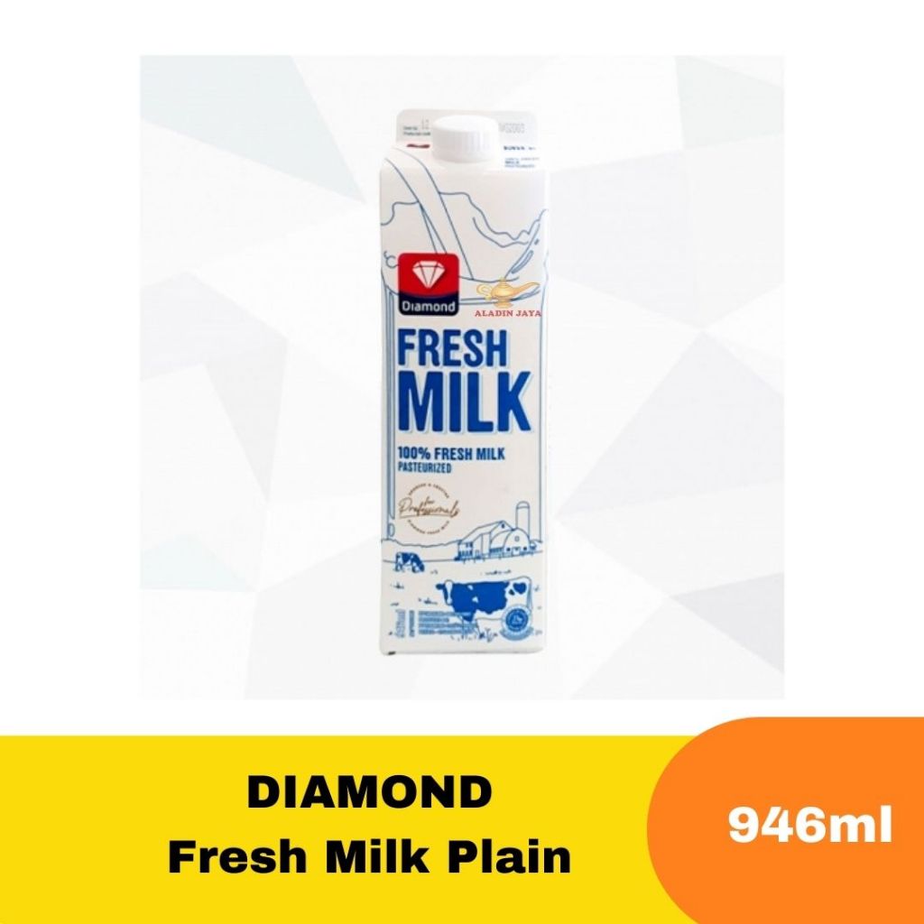 

Susu Diamond FreshMilk Plain ukuran 1lt