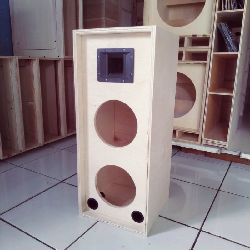 Box speaker 6 inch double dan tweeter audax