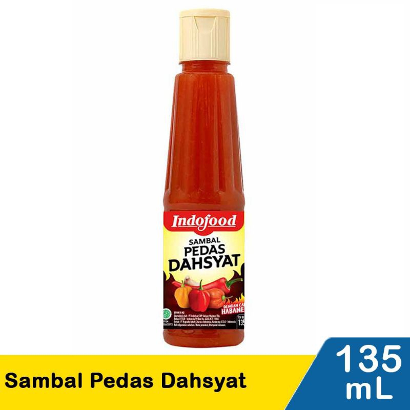 

Sambal Pedas Dahsyat Indofood 135ml