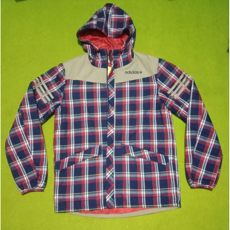 ADIDAS NEO TARTAN JACKET SECOND