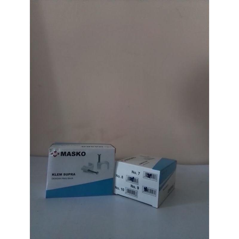 KLEM KABEL LISTRIK / KLEM BETON / KLEM KABEL PUTIH UKURAN 6MM, 7MM, 9MM, 10MM,