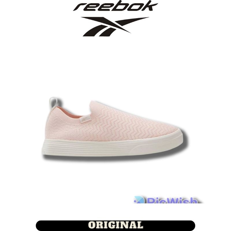 Sepatu Reebok On Lux Slip On Walking Pink Women's ( 100034380 ) Original