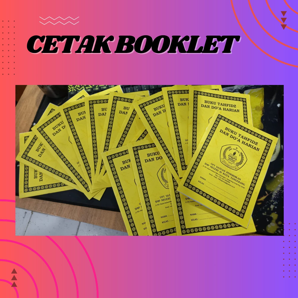 

CETAK BOOKLET A4, A5, A3 CUSTOM