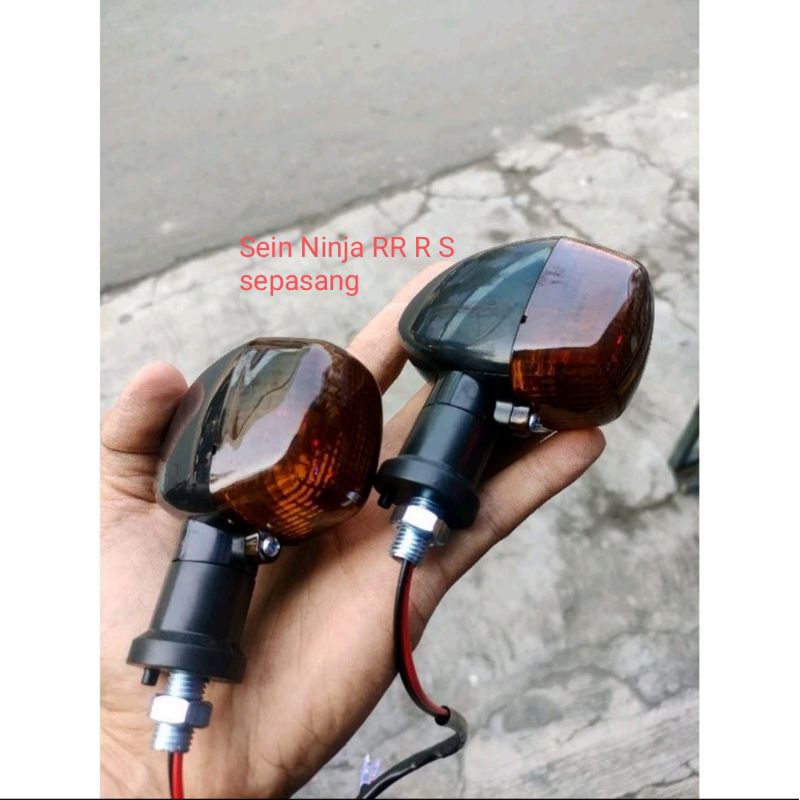 Sepasang Sen sein Ninja RR Ninja R Ninja SS Lampu sen Riting Standart Ninja RR