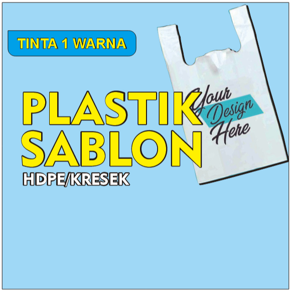 Plastik Kresek Tas HDPE Sablon
