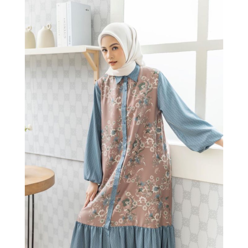 SALE BRIGITTA DRESS L BY HEAVEN LIGHTS ARTIC COLOUR