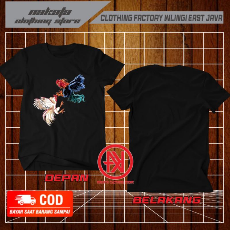 kaos ayam jago,ayam Bangkok,ayam petarung