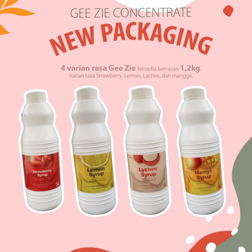 

Belanja disini Geezie Syrup 12Kg Gee Zie Sirup konsentrat Concentrate ALL VARIAN