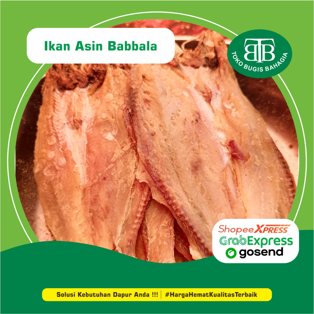 Ikan Kering Asin Babbala, Murah Makassar