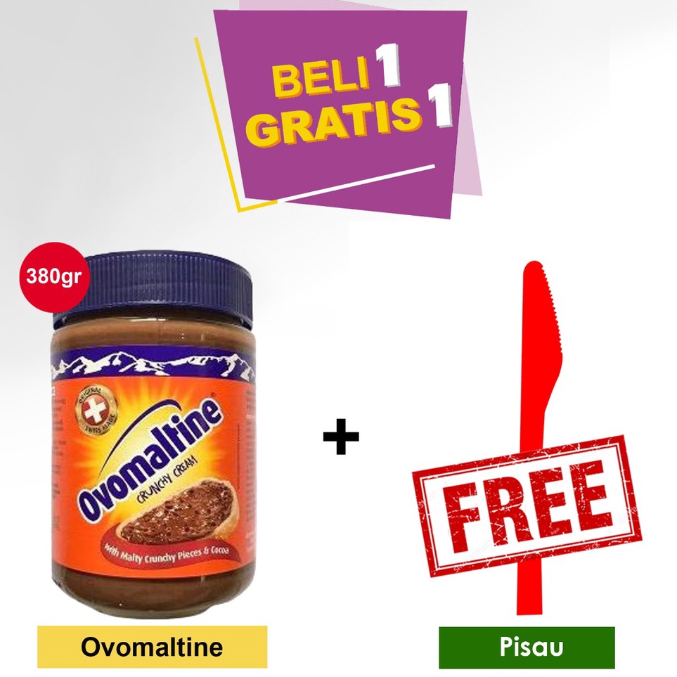 

Buruan Belanja Ovomaltine 38gr Berhadiah PISAU ed Juni 224 BPOM PROMOHALAL MUI