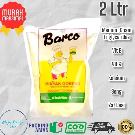 

Masih fresh Barco Minyak Goreng Kelapa Coconut Oil 2 Ltr