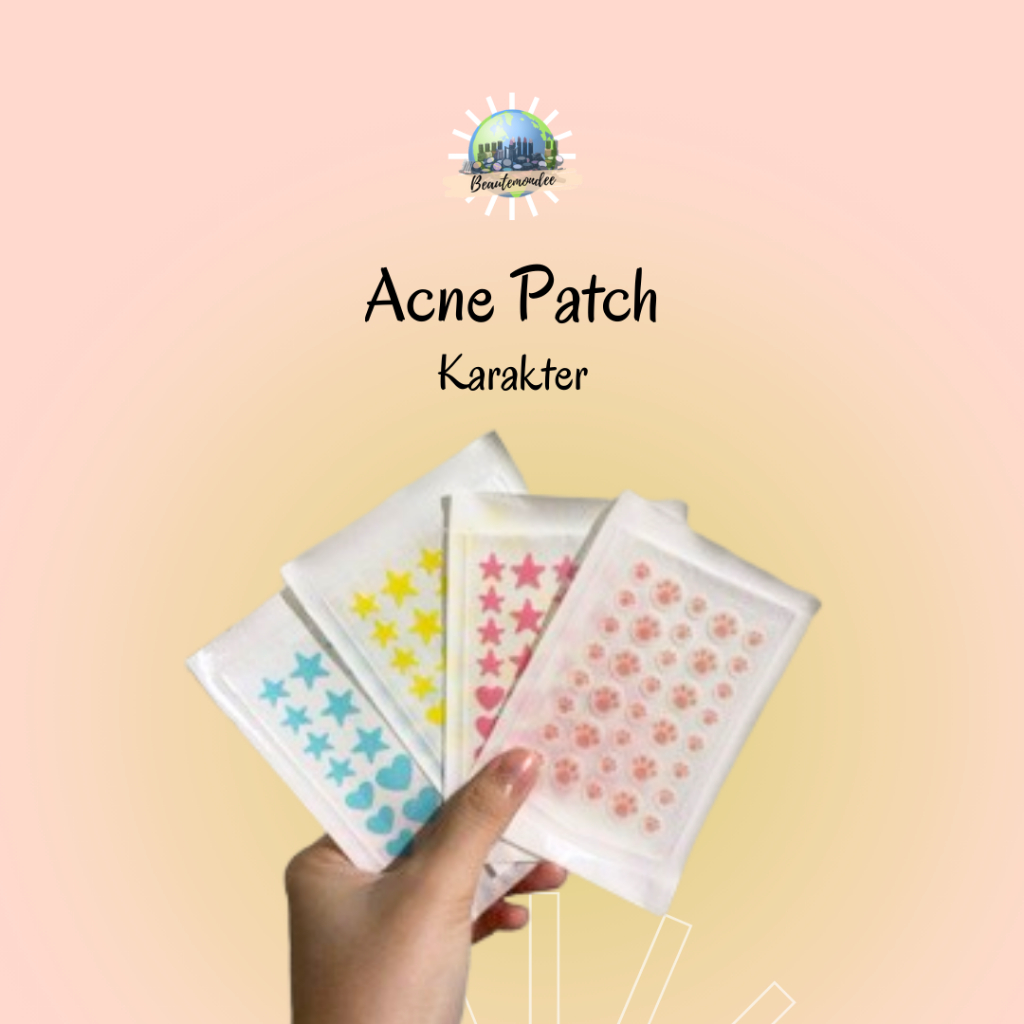 Acne Patch Karakter isi 36pcs / patch bintang / cat
