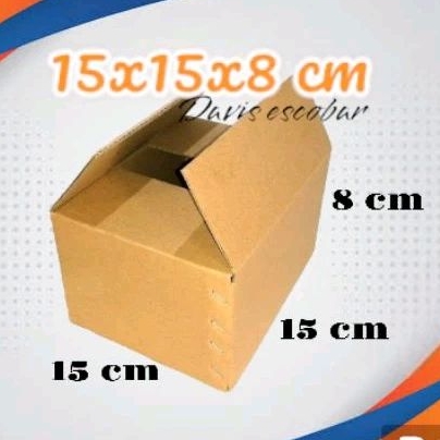 

Kardus packing kecil 15x15x8 cm dus packaging
