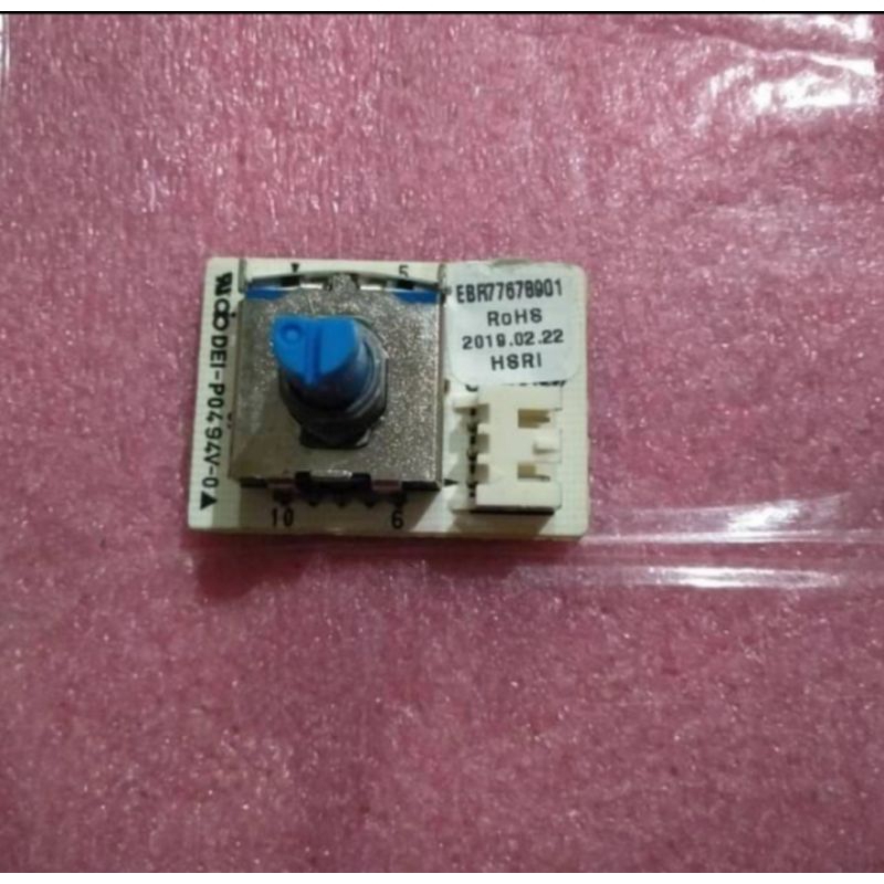 switch rotary 2p kulkas LG original