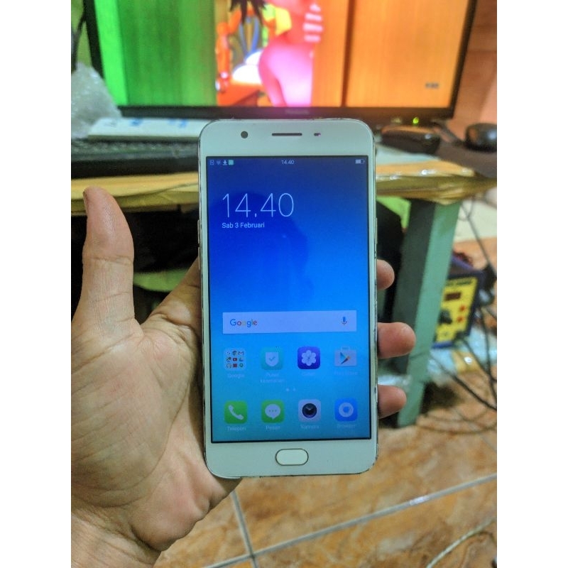 OPPO F1S 3/32 PERNAH GANTI LCD NORMALL 100%