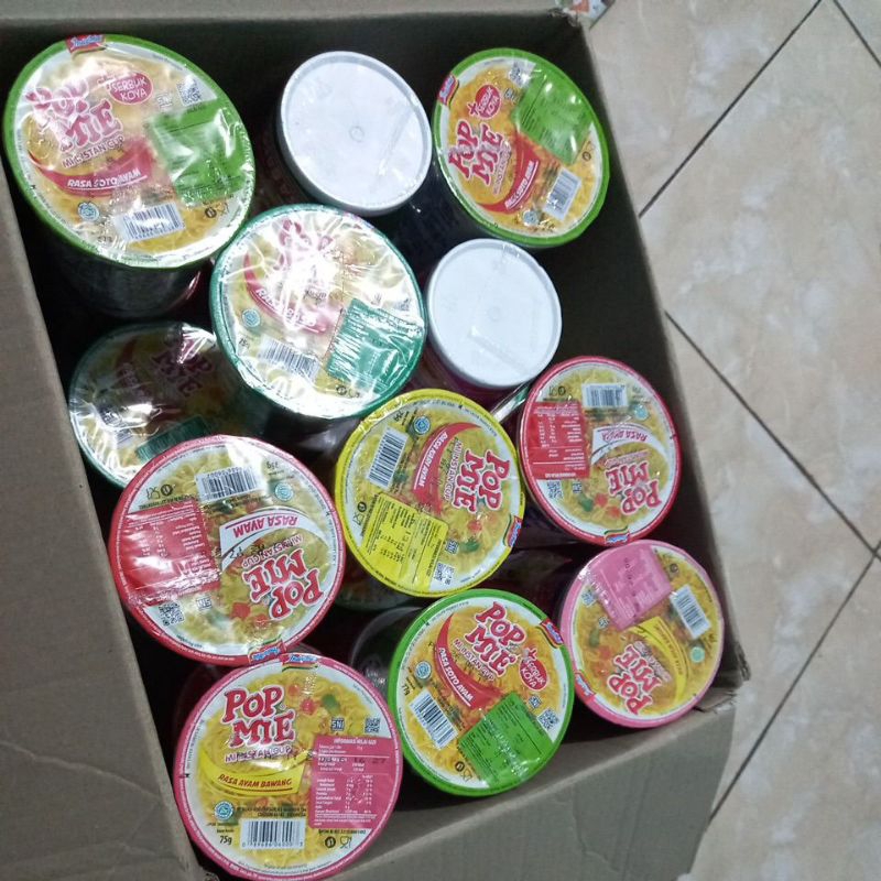 

POP MIE besar rasa random sesuai stok