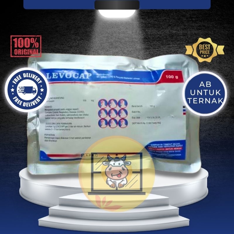 Levocap 100gram - Obat Spektrum Luas Untuk Pencernaan dan Pernafasan pada Unggas