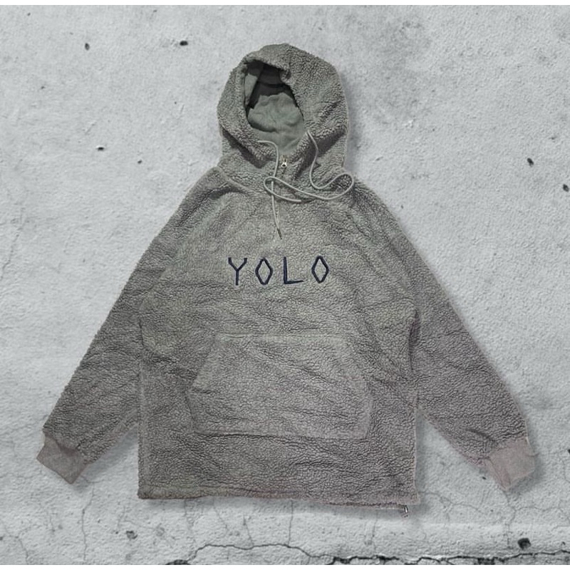 HOODIE SHERPA BROWN SMITH