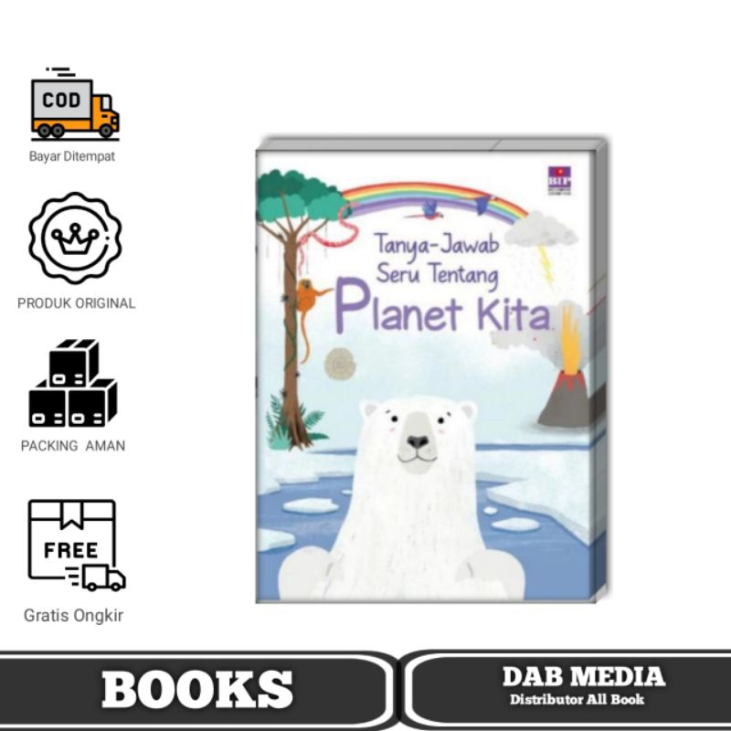 Buku Anak Tanya Jawab Seru Tentang Planet Kita - Miles Kelly Buku Aktivita Edukasi Anak